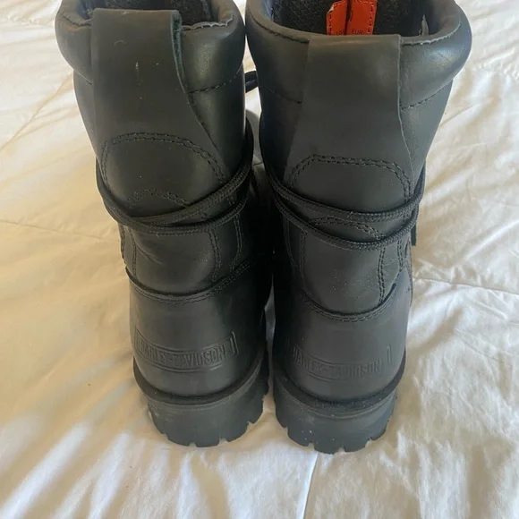 Harley-Davidson Men's NWOT Faded Glory Black Leather Riding Boots - 11 - Picture 4 of 5
